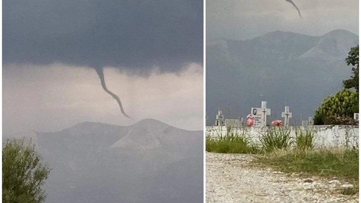 Εντυπωσιακές εικόνες από τον ανεμοστρόβιλο στην Ξάνθη